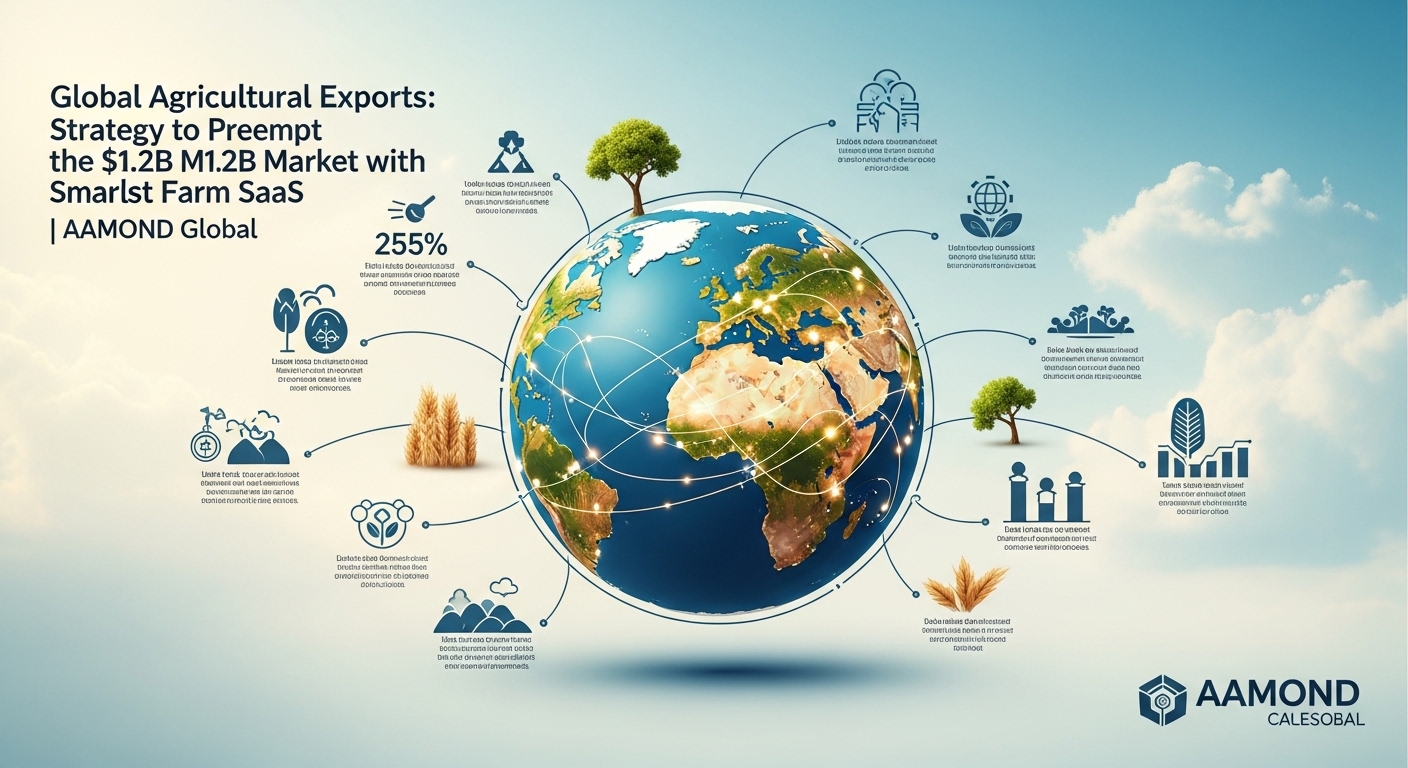 농업 수출 혁신: $1.2B 스마트 농업 SaaS 시장 기회와 수익 극대화 전략