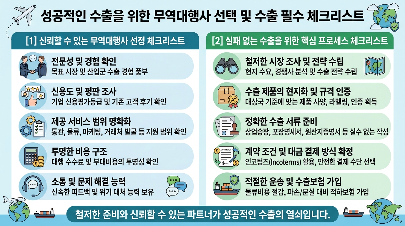 무역 대행사 선정, 실패 없는 수출을 위한 필수 체크리스트 | AAMOND Global