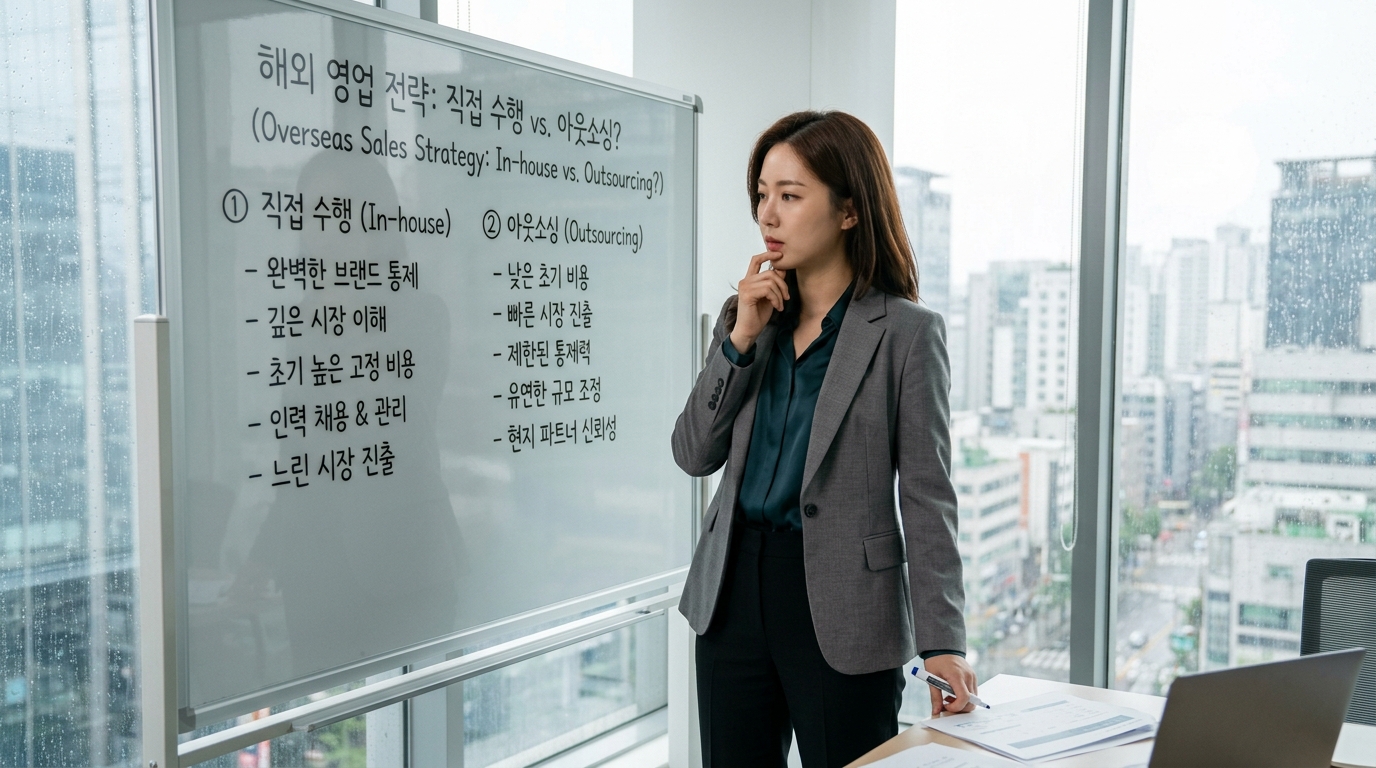 해외영업, 직접 할까 vs 외주 맡길까? 성공적인 수출 전략의 핵심 기준