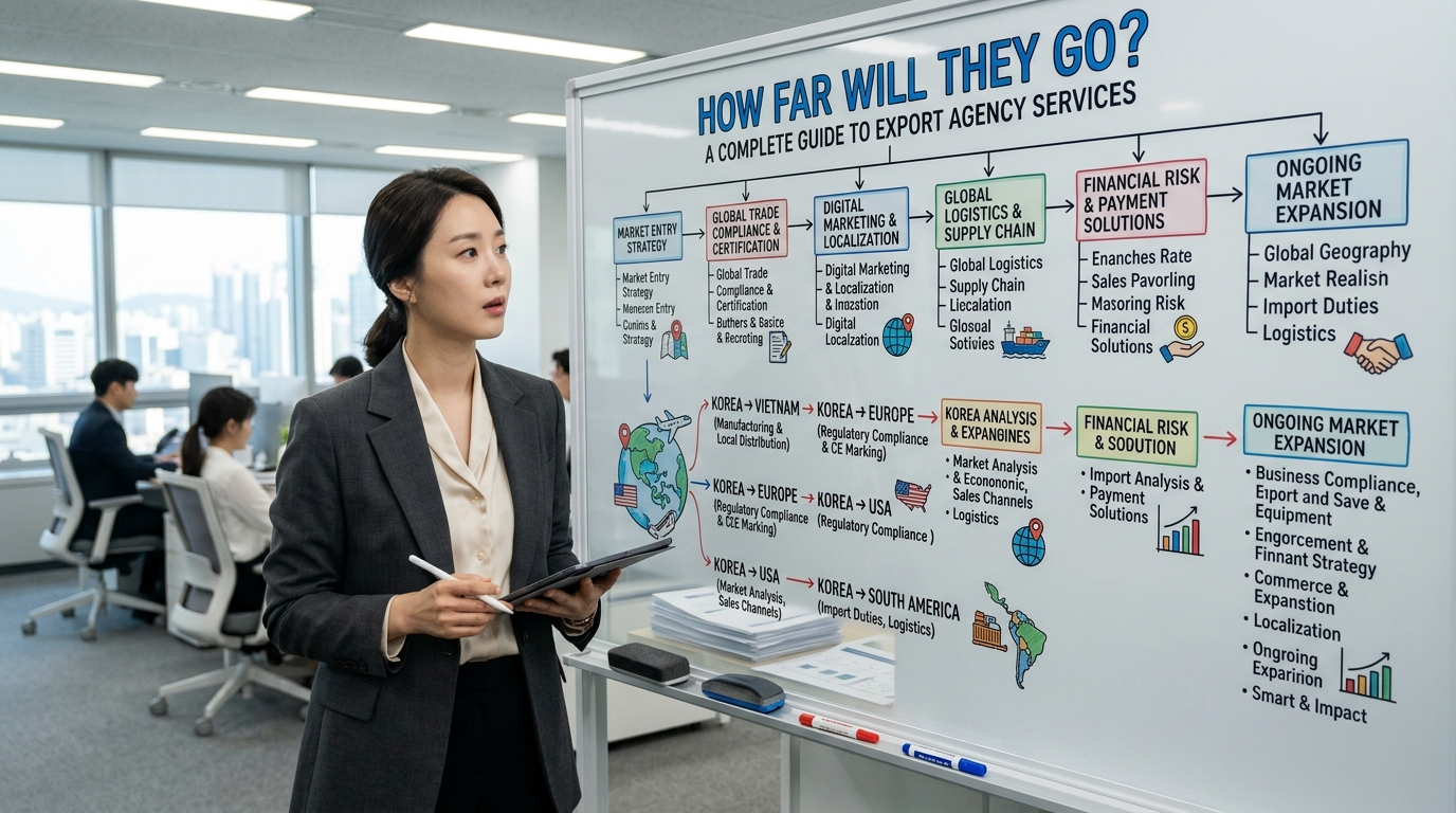 수출 대행 서비스, 어디까지 맡기면 될까? 범위와 성공 전략