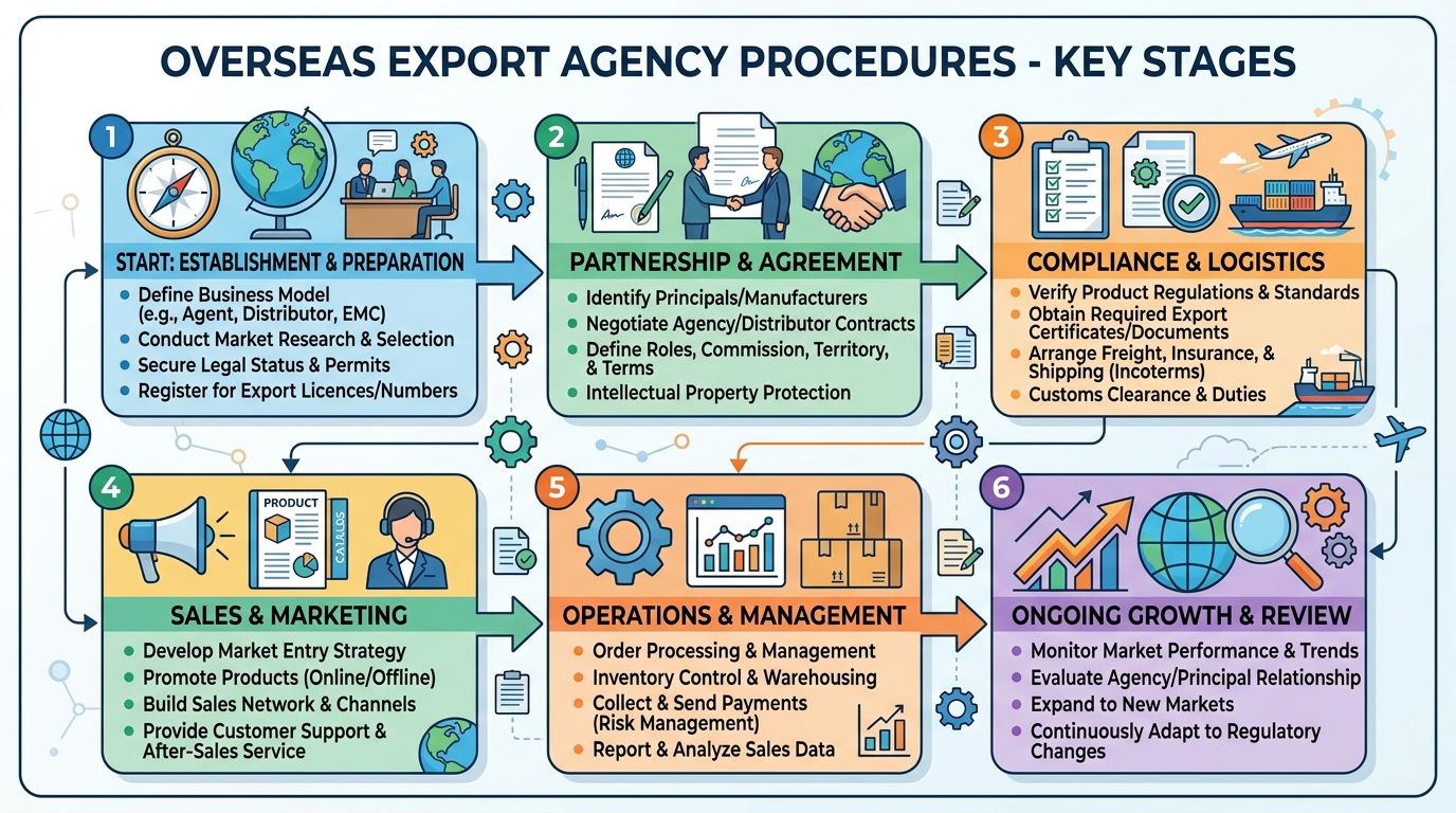 해외 수출대행 절차 완벽 정리: 성공적인 글로벌 시장 진출 핵심 가이드