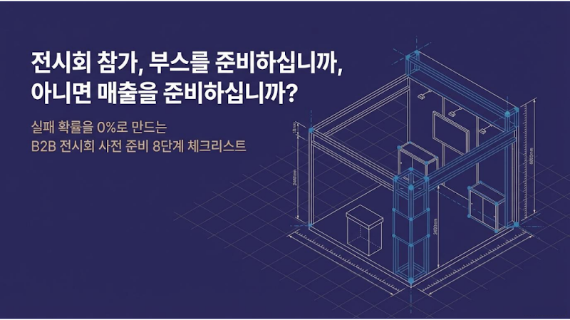 B2B 전시회 성공 비결: 부스 아닌 '매출' 위한 8단계 준비 전략 | AAMOND Global