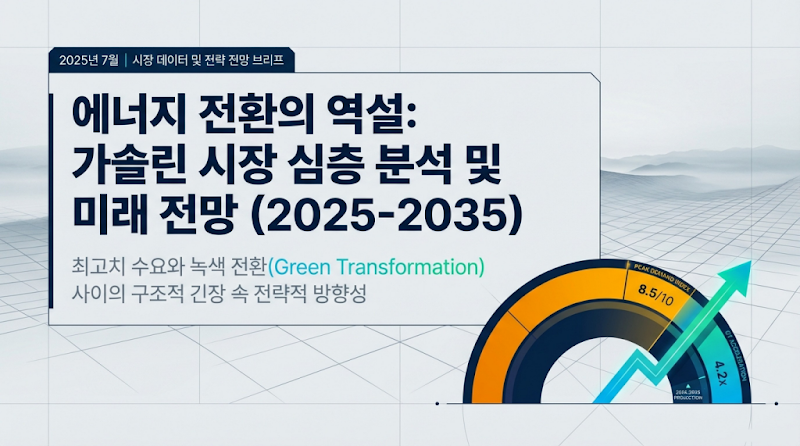 에너지 전환의 역설: 가솔린 시장 미래와 수출 전략 (2025-2035)