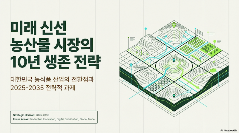 K-Food 수출 전략: 미래 신선 농산물 시장 10년 생존, 글로벌 경쟁력 확보 비법