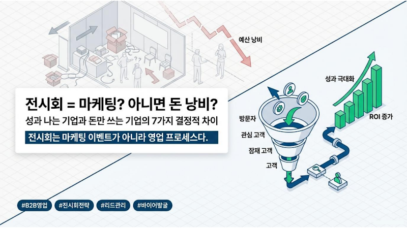 해외 전시회 ROI 극대화: 마케팅 vs. 영업, 성공을 위한 7가지 전략