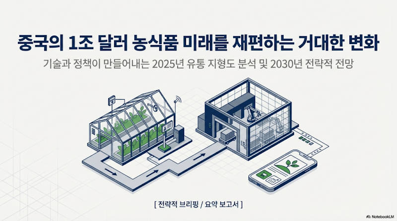 중국 농식품 시장 $1조 재편: 수출 전략과 디지털 유통의 미래