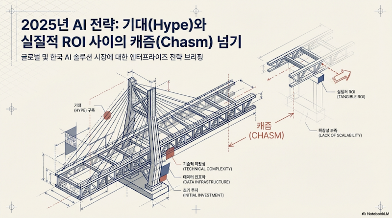 2025년 AI 전략: 캐즘을 넘어 실질적 ROI 확보로 수출 경쟁력 강화 방안
