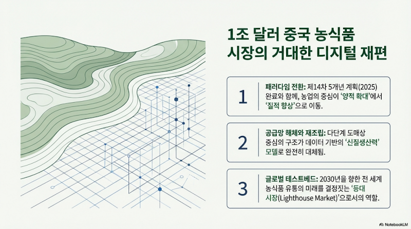 1조 달러 중국 농식품 시장: 디지털 재편 시대, 한국 수출기업의 생존 전략
